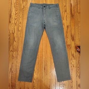 Uniqlo Men's 34x34 Gray Slim Fit Chino Pants
